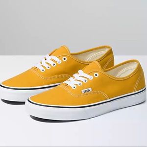 BRAND NEW golden yellow vans